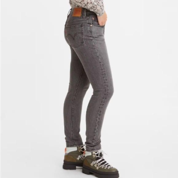 Levi’s 501 S Skinny Dark Gray Denim Jeans Size 31 - Picture 12 of 13